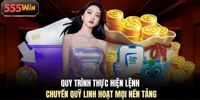 Quy trình thực hiện lệnh chuyển quỹ linh hoạt mọi nền tảng